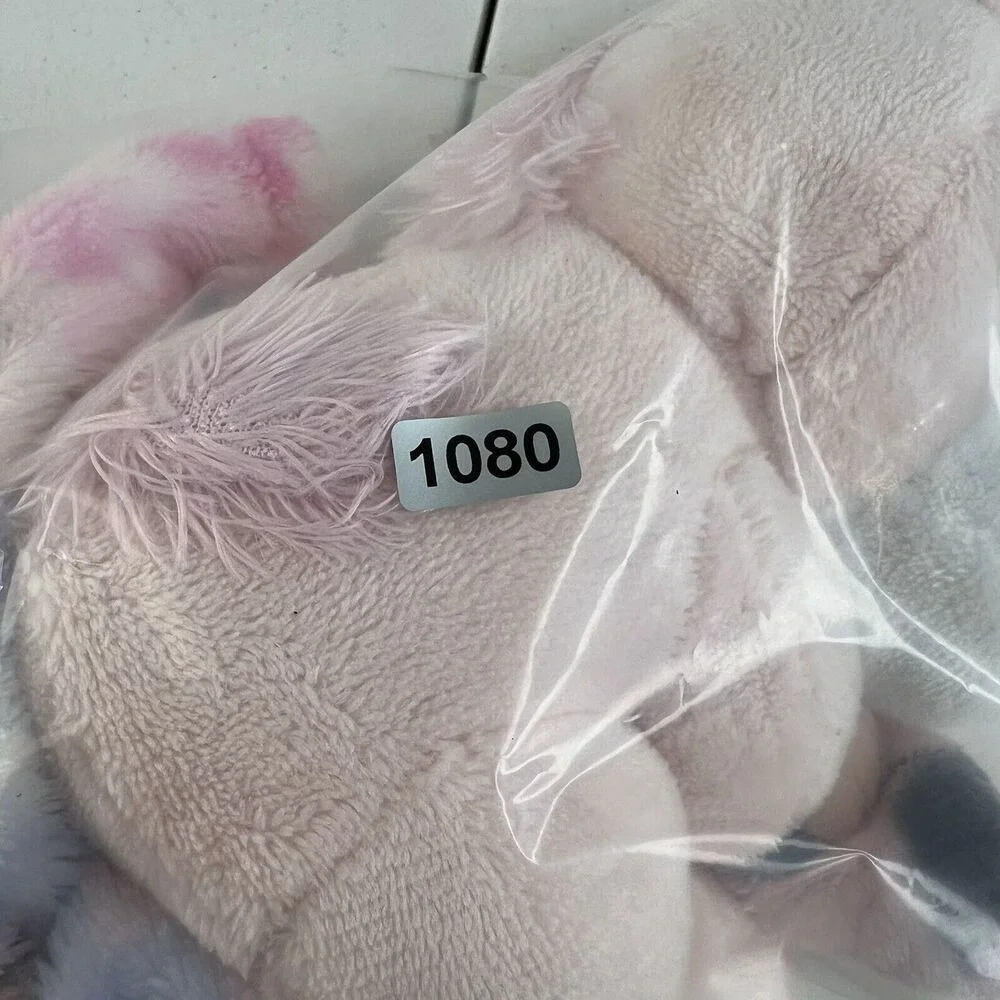 Little Beginnings Pink Unicorn Lovey Plush Floral‎ Baby Security Blanket Stuffed